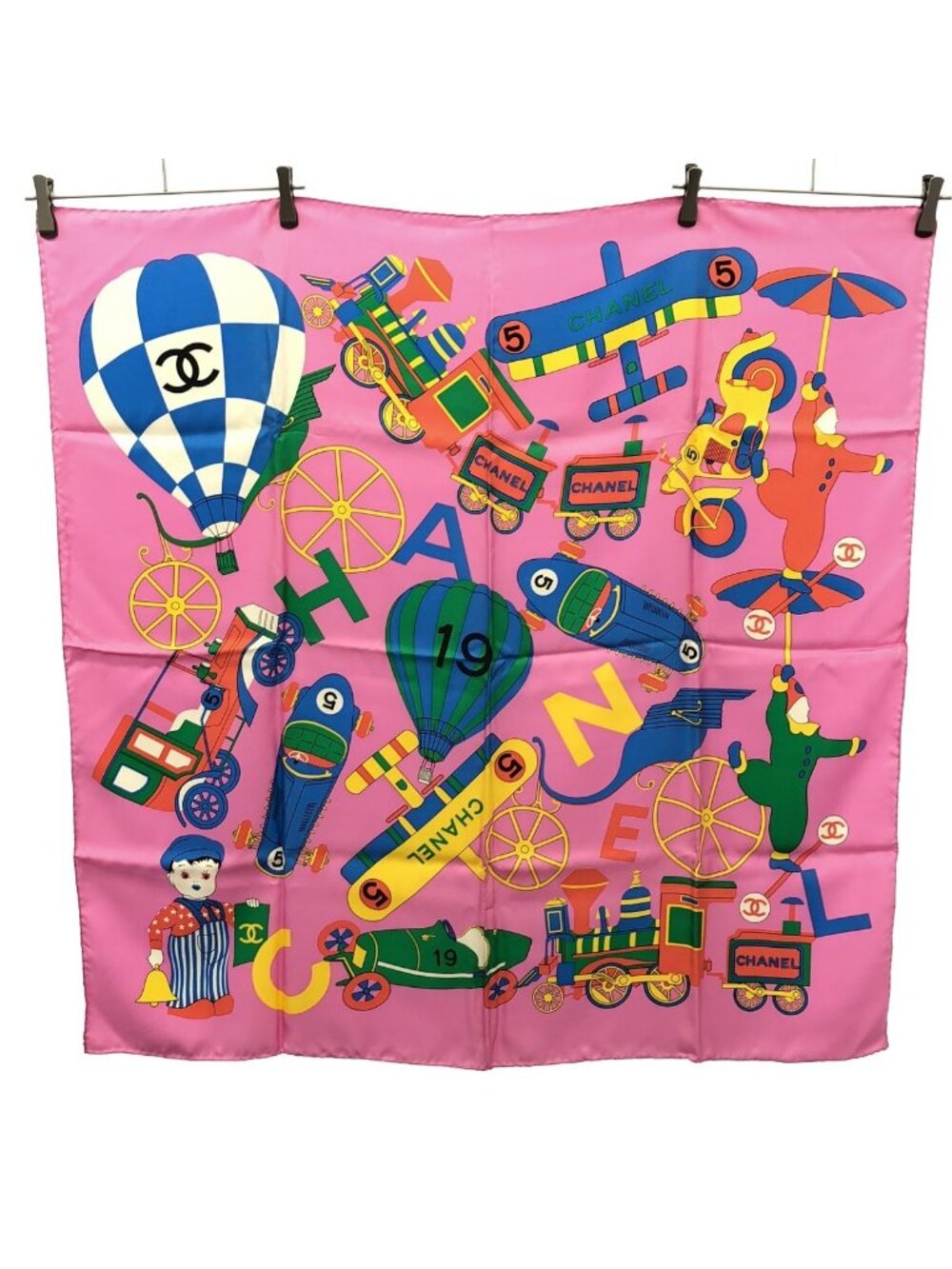 Chanel Toys Graphic Large Scarf